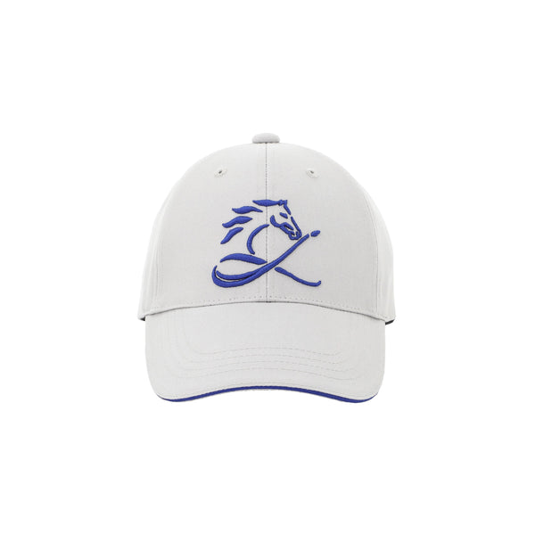 BLUE HORSE キャップ ホワイト ブルーホースロゴ刺繍 コットンキャップ 日本製 限定215個 CL by C.ルメール horse racing inspired Made in Japan