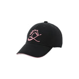 PINK HORSE キャップ ブラック ピンクホースロゴ刺繍 コットンキャップ 日本製 限定215個 CL by C.ルメール horse racing inspired Made in Japan